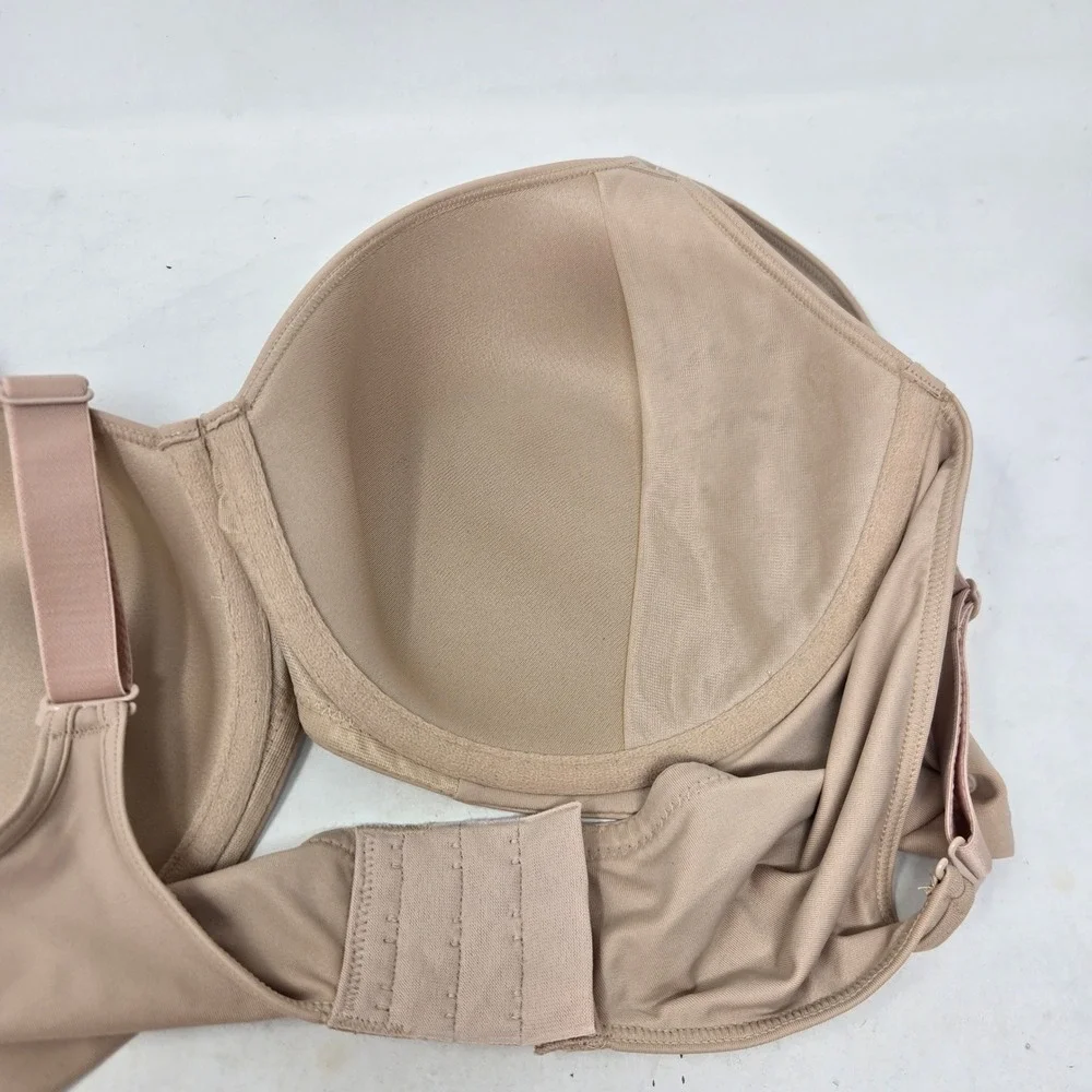 Bali One Smooth U Minimizer Bra‎ Nude Underwire Convertible Straps 38D DF3490